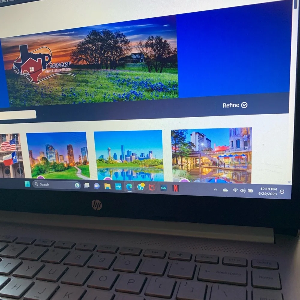 Hp rose gold laptop